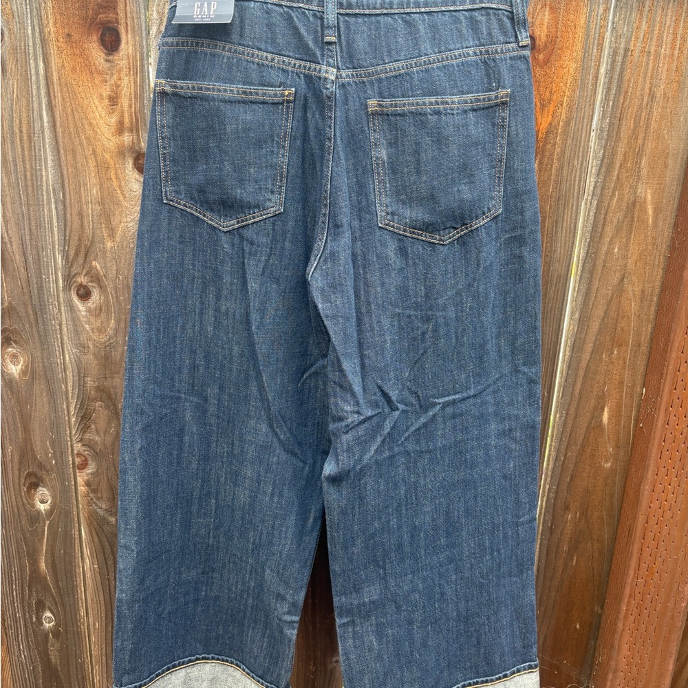 GAP Women's High Rise Jeans - Dark Blue - Picture 4 of 5